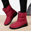 Women's Waterproof Velvet Winter Boots - CozyWarm