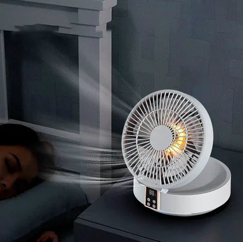 Ventilador LED portátil recargable - LightBreeze