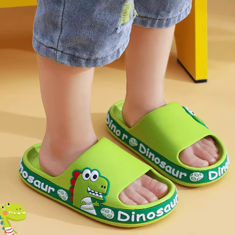 Pantuflas ortopédicas antideslizantes para niños - Dino Crocks