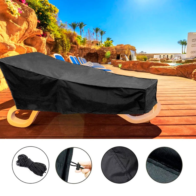 Waterproof Sun Lounger Protective Cover for Outdoor Use