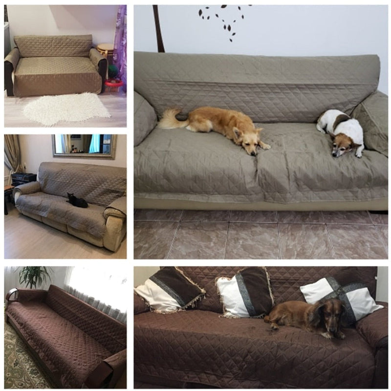 Waterproof Quilted Sofa Cover - ShieldMaster
