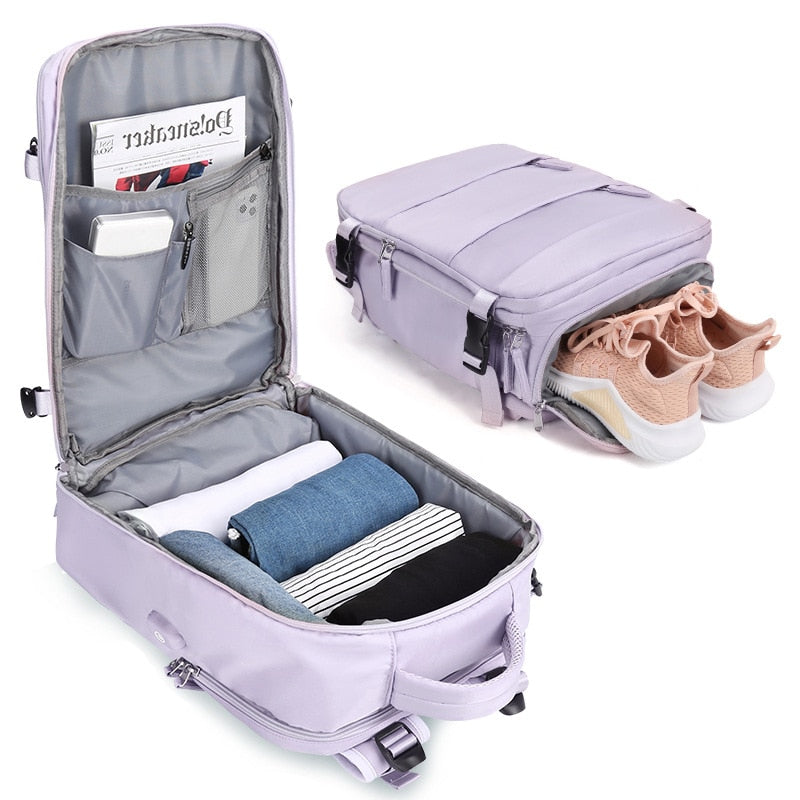 Women's Large Waterproof Travel Backpack - AquaPack