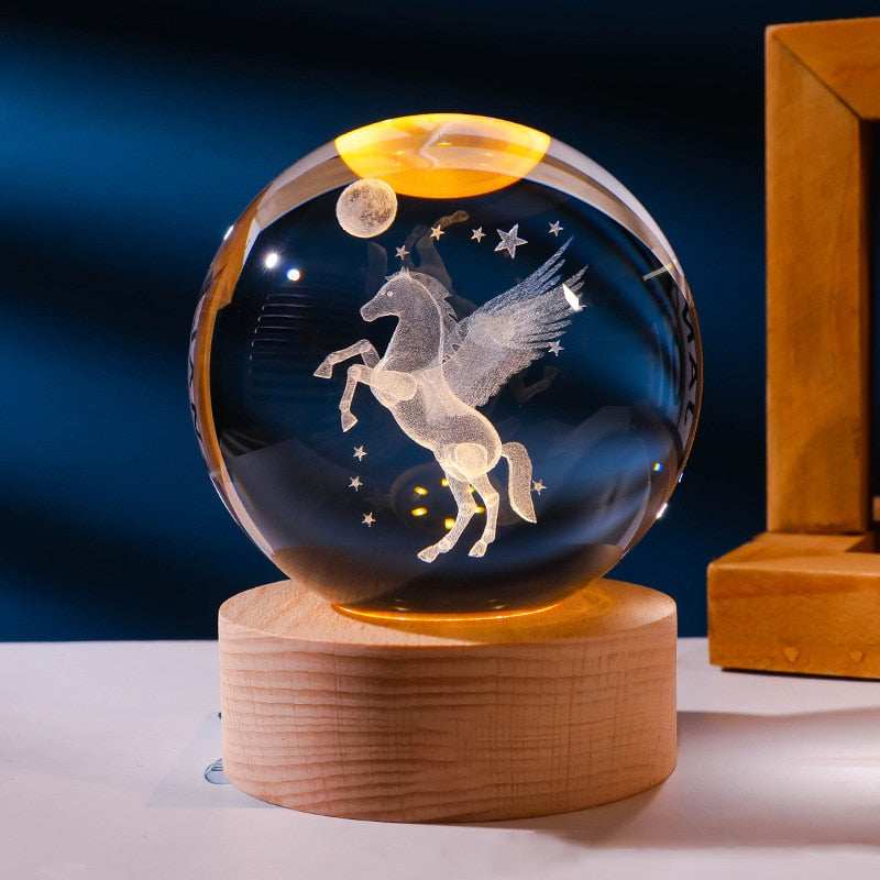 Lámpara decorativa espacial 3D - Brillo cósmico