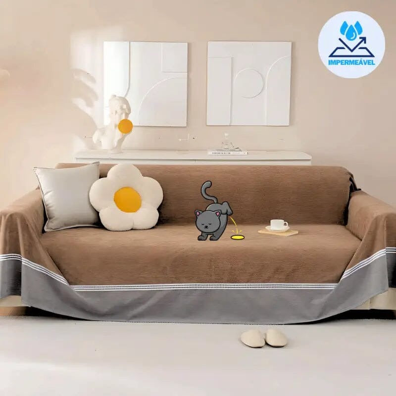 Anti-Pee Chenille Sofa Cover for Dogs and Cats