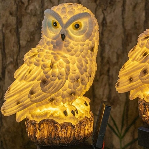 Waterproof Owl Solar Led Garden Light