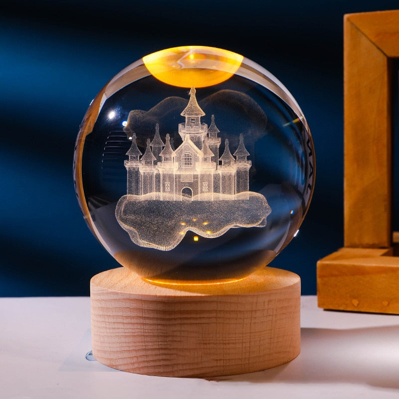 Lámpara decorativa espacial 3D - Brillo cósmico