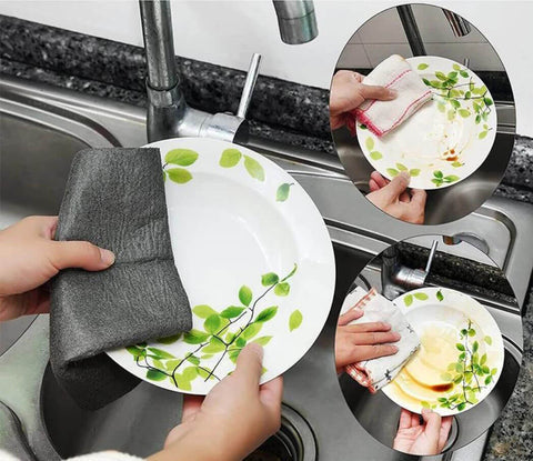 FreshWipe Reusable Microfiber Technology Cleaning Cloths