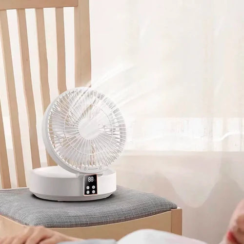 Ventilador LED portátil recargable - LightBreeze
