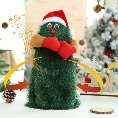 Mini árbol de Navidad eléctrico con música bailable