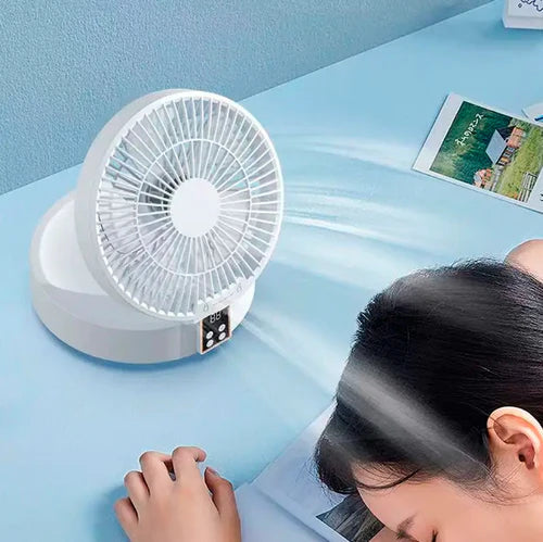 Ventilador LED portátil recargable - LightBreeze