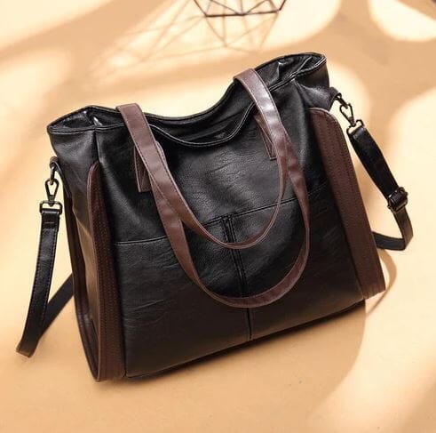 Versatile Women's Leather Tote Bag - ChicCarry