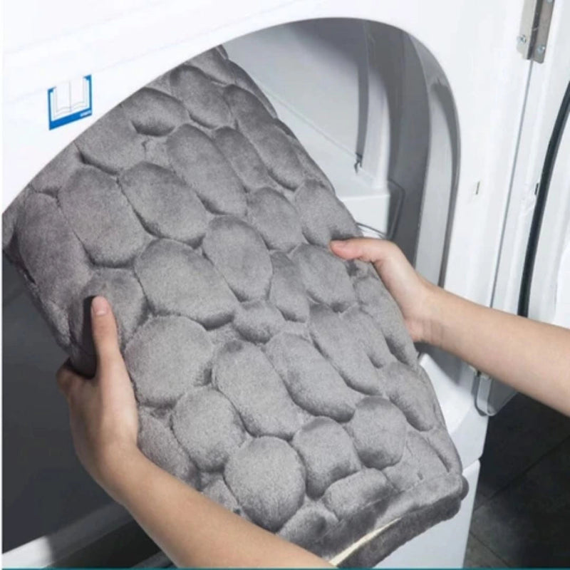 Kit 3 Absorbent Bathroom Mats