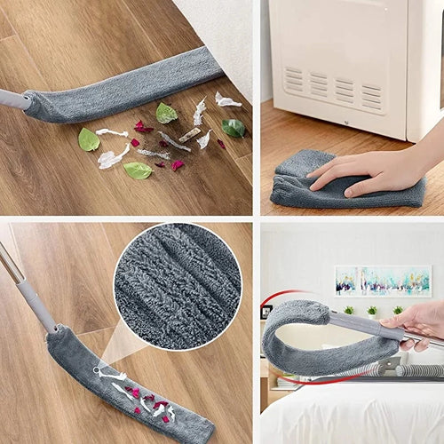 Kit de plumero de microfibra con mango extensible