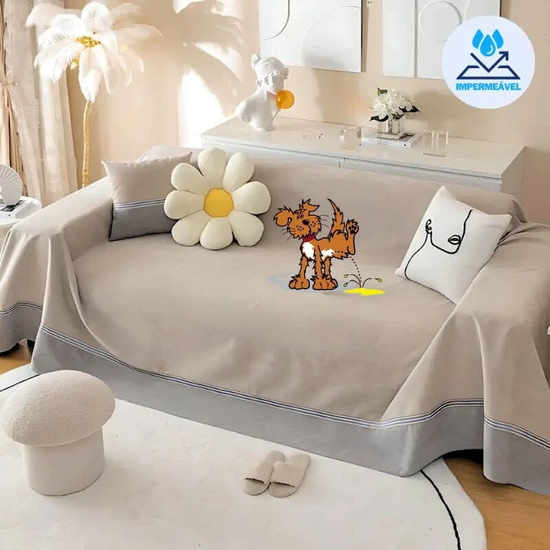 Anti-Pee Chenille Sofa Cover for Dogs and Cats