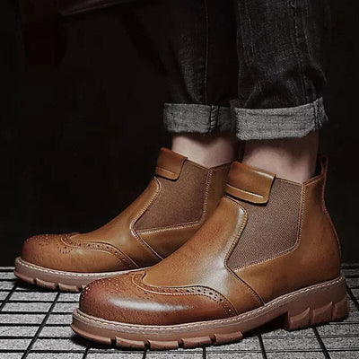 Men's Classic Leather Boot - EliteCraft