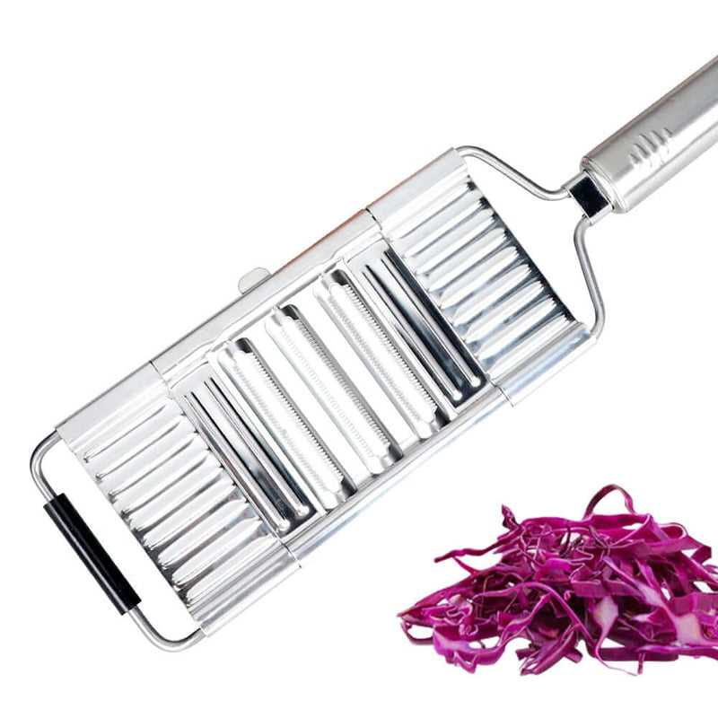 Rallador de verduras multiusos profesional con 4 cuchillas