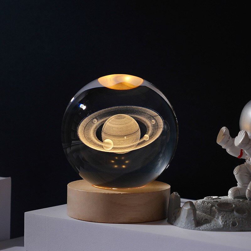 Lámpara decorativa espacial 3D - Brillo cósmico
