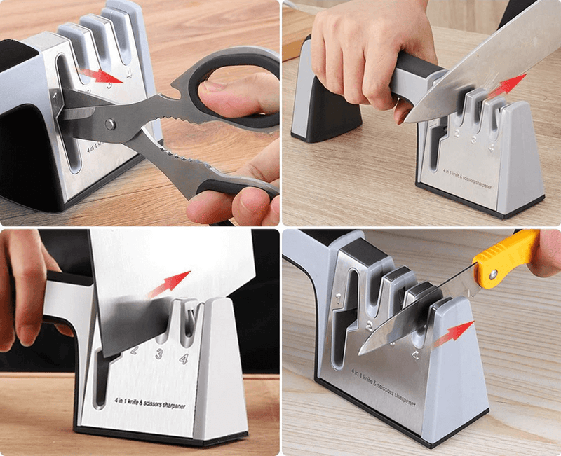 4 in 1 Multifunctional Knife Sharpener
