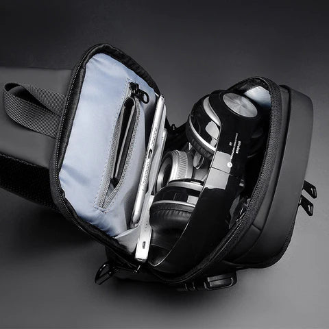 Anti-Theft Shoulder Bag with USB Charging 
