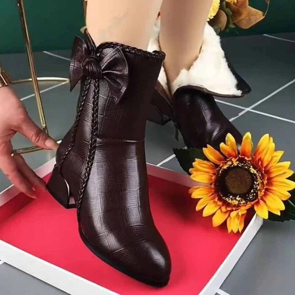 Women's Winter Soft Leather Boots - Winter Soft