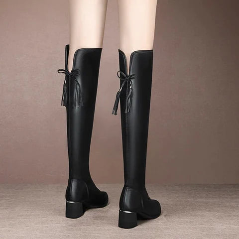 Women's Long Boot in Eco-Leather - Lady Conforty