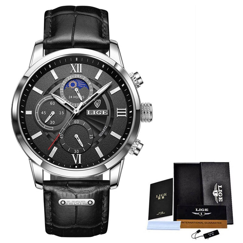 Lige Model Quartz Men's Watch