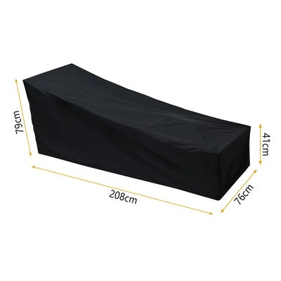 Waterproof Sun Lounger Protective Cover for Outdoor Use