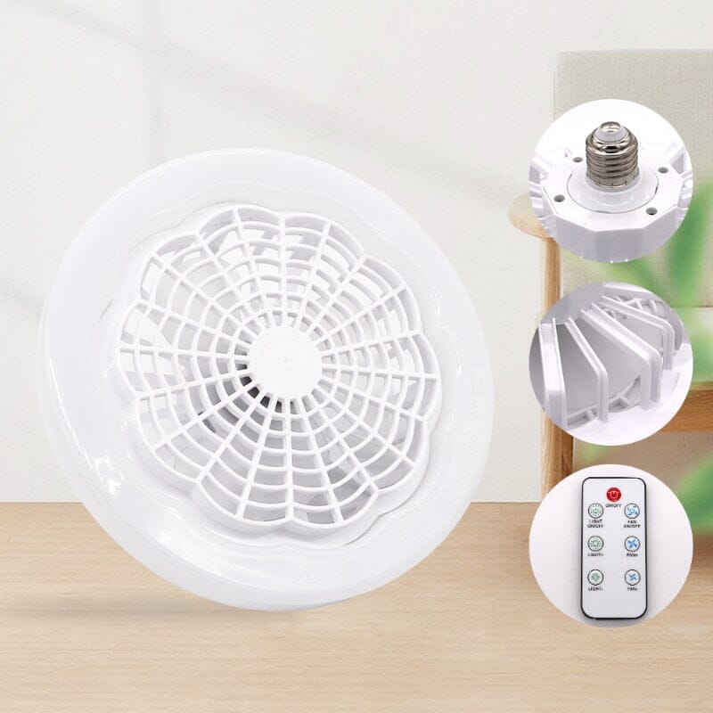 Ventilador de techo con luces LED integradas