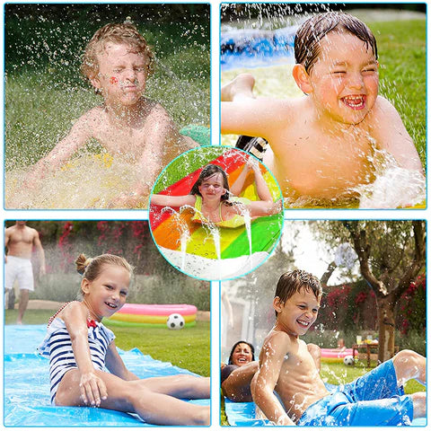 Fun Slide with Water Splash