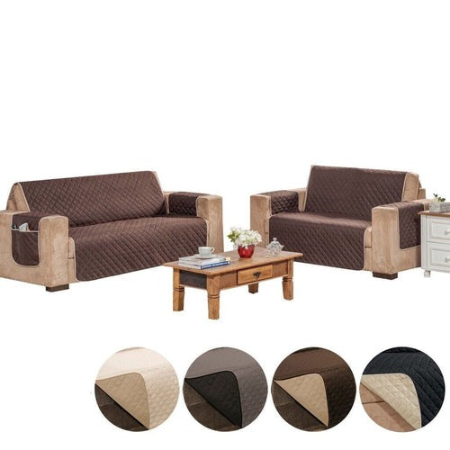 Universal Waterproof Quilted Sofa Protective Cover - SoftSafe