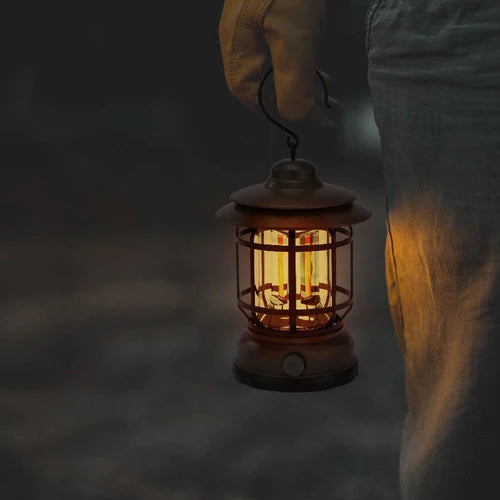 Lámpara eléctrica portátil con iluminación de 360°