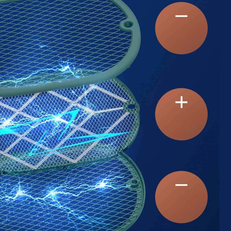 Electric Mosquito Killer Racket with Ultraviolet LED