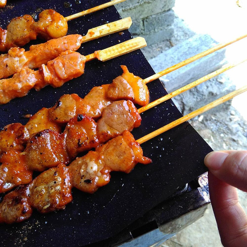 Kit with 3 Reusable Non-Stick Barbecue Thermal Blankets