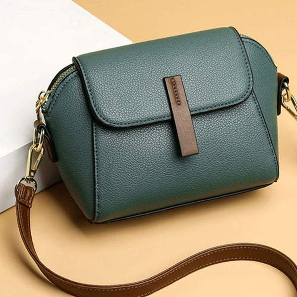 Women's Leather Crossbody Bag - UrbanGlam