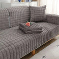 Universal Non-Slip Velvet Sofa Cover - SoftShield