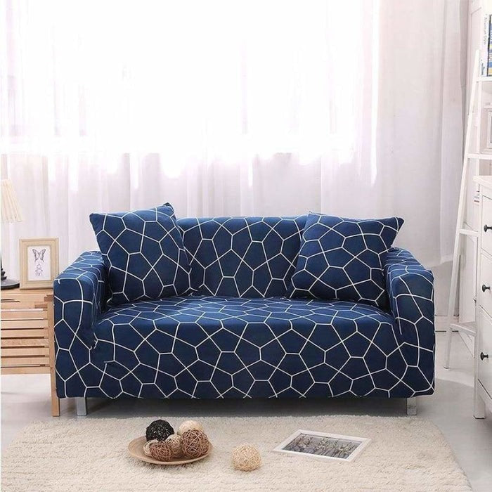 Modern Printed Sofa Cover - 2 or 3 Seats