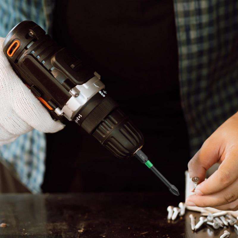 High Strength Magnetic Screwdriver Bit with Non-Slip Grip