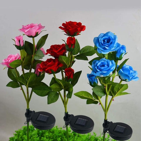 Waterproof Solar Rose Garden Light