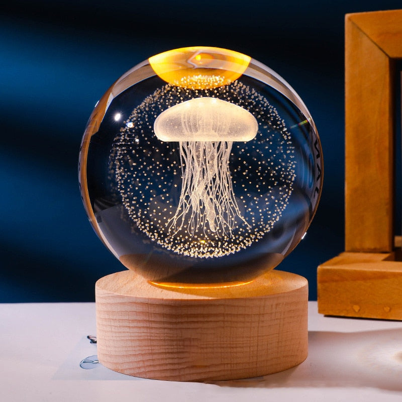 Lámpara decorativa espacial 3D - Brillo cósmico