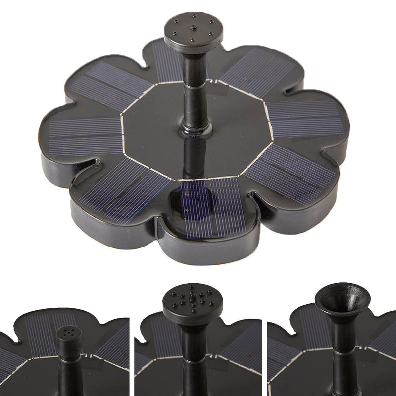 Bird Fountain with Solar Panel - Garden Decoration