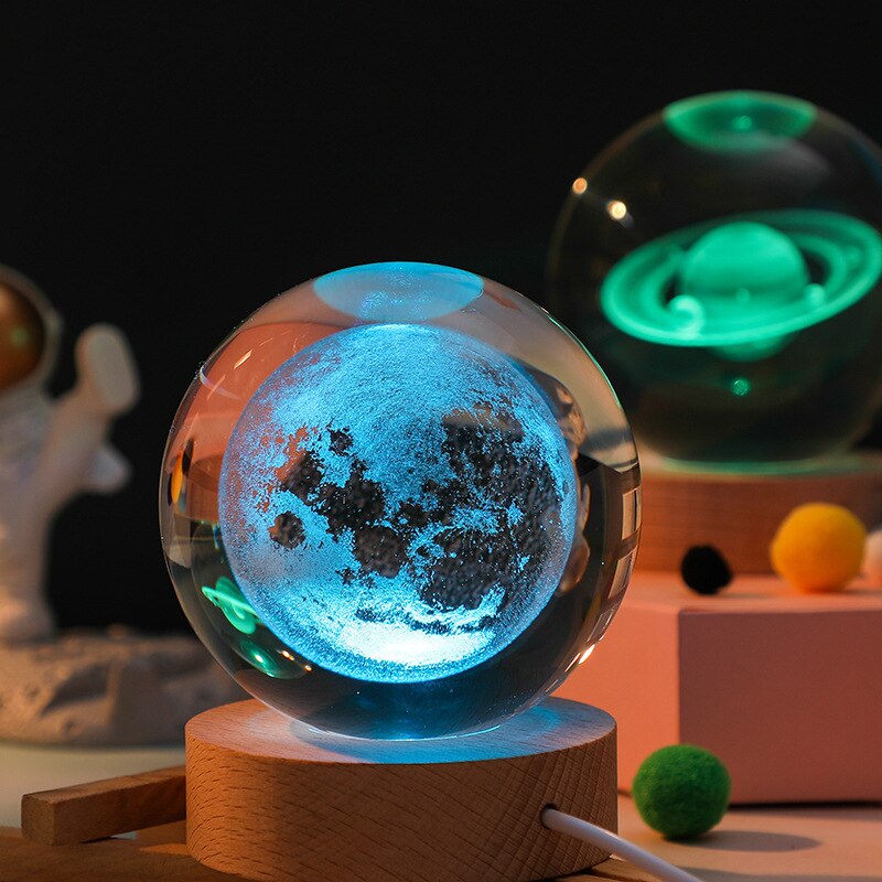 Lámpara decorativa espacial 3D - Brillo cósmico