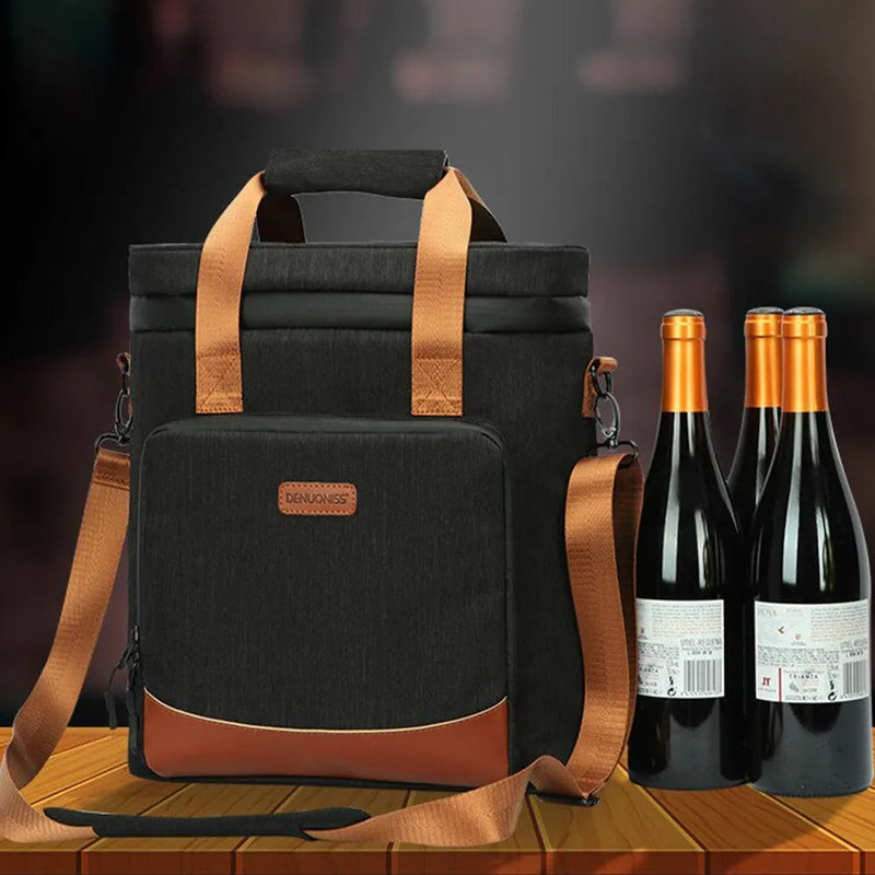 Thermal Wine and Glass Holder Bag - WineCarry