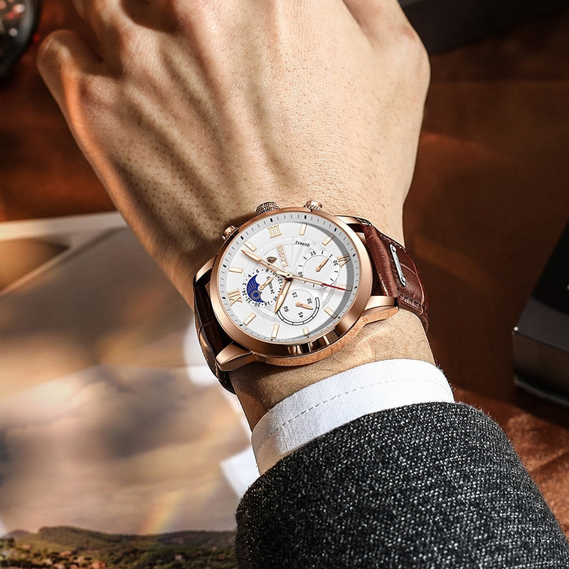Lige Model Quartz Men's Watch