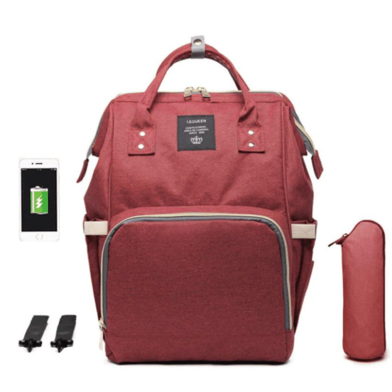 LeQueen USB Maternity Backpack Bag