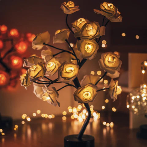 ForeverGlow Eternal Rose Tree Lamp