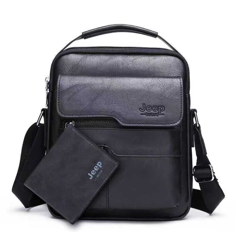 Men's Leather Jeans Bag + Free Leather Wallet