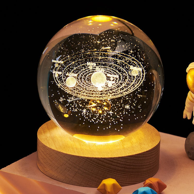 Lámpara decorativa espacial 3D - Brillo cósmico