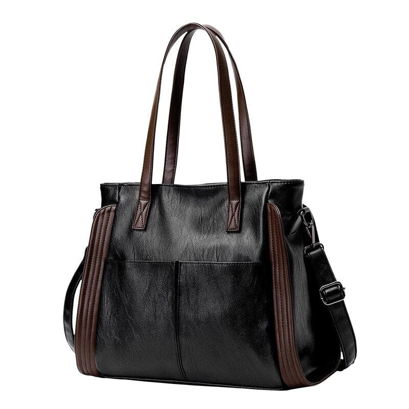 Versatile Women's Leather Tote Bag - ChicCarry