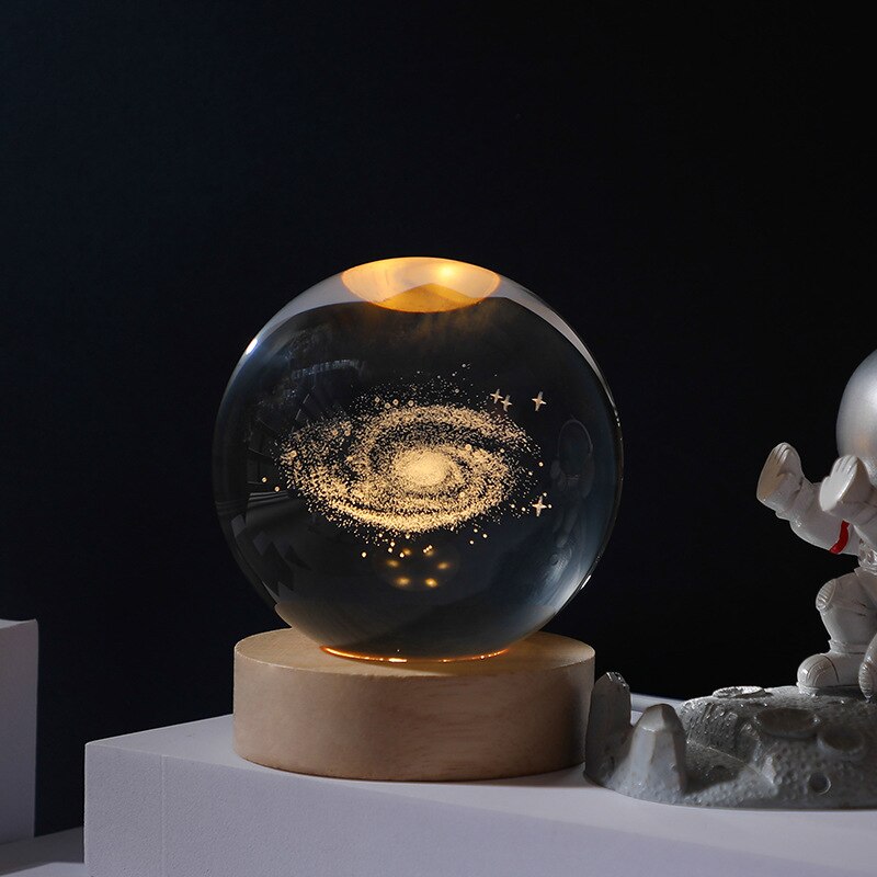 Lámpara decorativa espacial 3D - Brillo cósmico