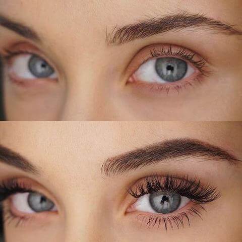 Natural Reusable Magnetic Eyelashes - 4 Pairs with 5 Magnets Each